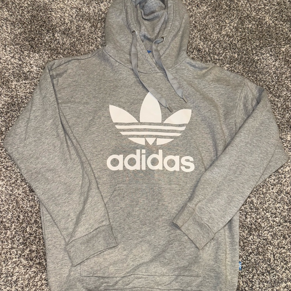 Adidas Gray Hoodie Sweater